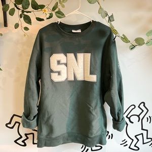 Saturday Night Live Season 47 Green Crewneck Size Large